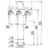 STV00885 - Tapptorn komplett - Tapptorn "T3" i rostfritt med 3 kranar + märkbrickor