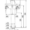 STV01301 - Tapptorn komplett - Tapptorn "T2" i rostfritt med 2 kranar på en 3-kransarmatur + märkbrickor