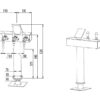 STV01794 - Tapptorn komplett - Tapptorn "T4" i rostfritt med 4 kranar