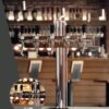 STV01797 - Tapptorn komplett - Tapptorn "T5" i rostfritt med 5 kranar