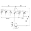 STV01802 - Tapptorn komplett - Tapptorn "T6" i rostfritt med 6 kranar