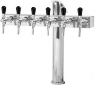 STV01802 - Tapptorn komplett - Tapptorn "T6" i rostfritt med 6 kranar