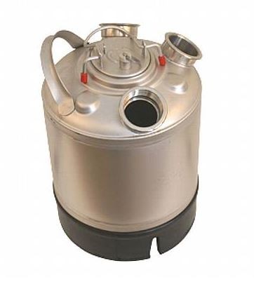 UPP00070 - Rengöring - Rengöringskärl / Spolfat 9L rostfritt för 3 spolanstickare