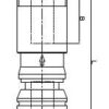 HCVU-I - Backventiler - FluidFit HCVU snabbkoppling backventil (tum)