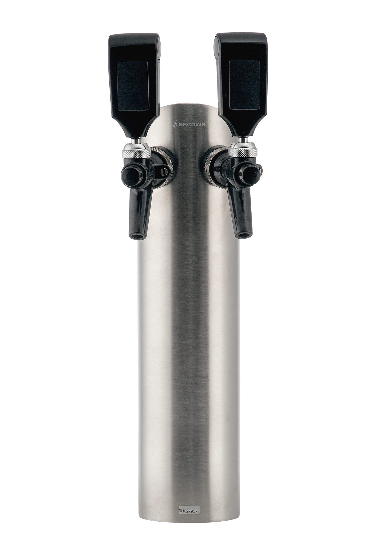 UPP00223 - Tapptorn för kolsyrat vatten - Tapptorn Lom v2 med 2 tappkranar med kompensator för kolsyrat och kallt vatten