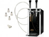 PACK01547 - Luftkylda fatölsanläggningar - Paket - Lindr Pygmy 25/K "Exclusive" två kranar med inbyggd kompressor