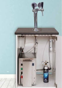 PACK00109-1 - Kolsyrat vatten - Paket kolsyrat vatten - Blupura Blusoda Box Fizz 80 med tapptorn "Thor" 2 kranar för kallt oc...